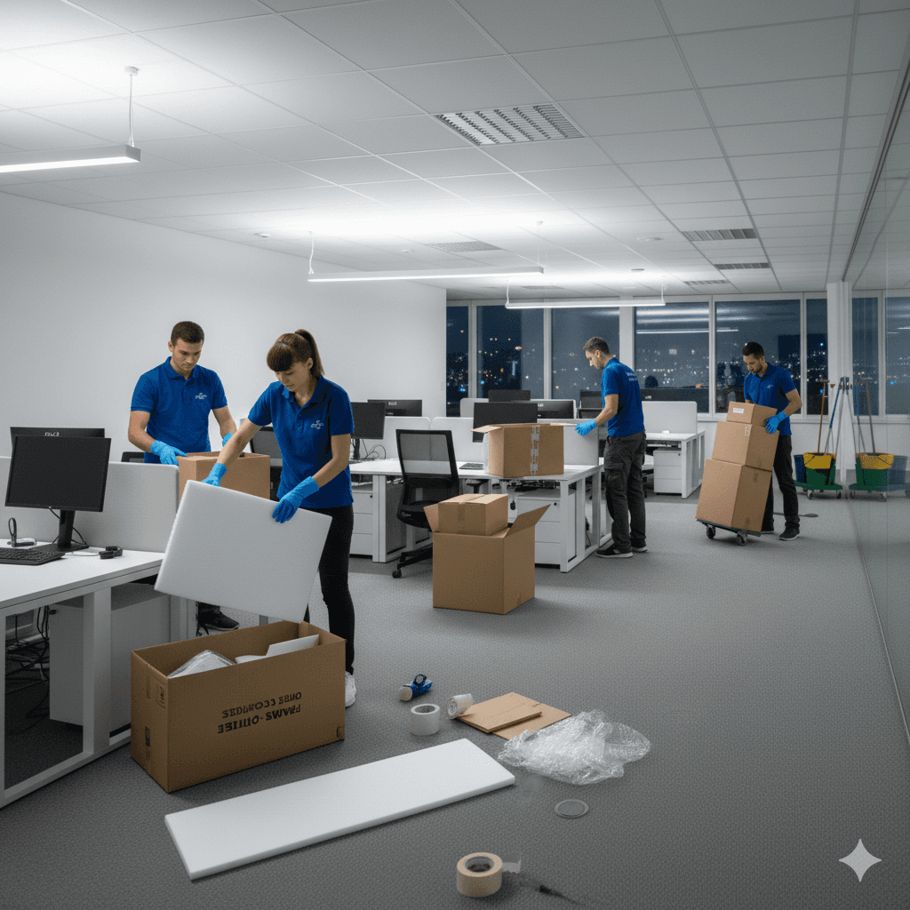 Hands carefully wrapping a fragile item in bubble wrap